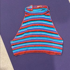 Ecote Crochet halter crop top